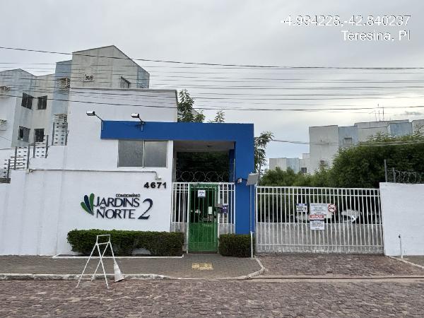 Vende-se em Teresina-PI  apto, 53.74 de área total, 45.00 de área privativa,  2_qto(s), a.serv, WC, 1_sala(s), cozinha, 1_vaga(s) de garagem.