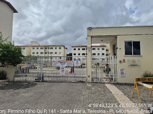 Vende-se em Teresina-PI  apto, 54.63 de área total, 45.83 de área privativa,  2_qto(s), a.serv, WC, 1_sala(s), cozinha, 1_vaga(s) de garagem.