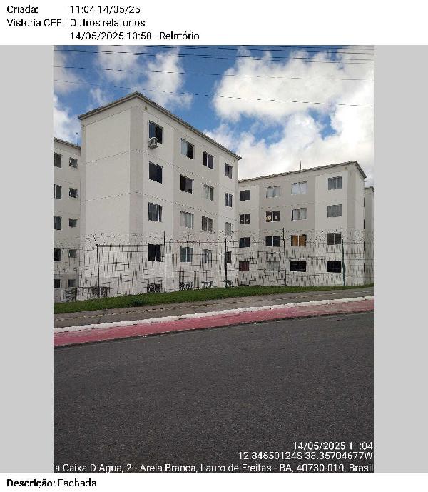 Vende-se em Salvador-BA  apto, 72.28 de área total, 40.53 de área privativa,  2_qto(s), WC, 1_sala(s), cozinha.