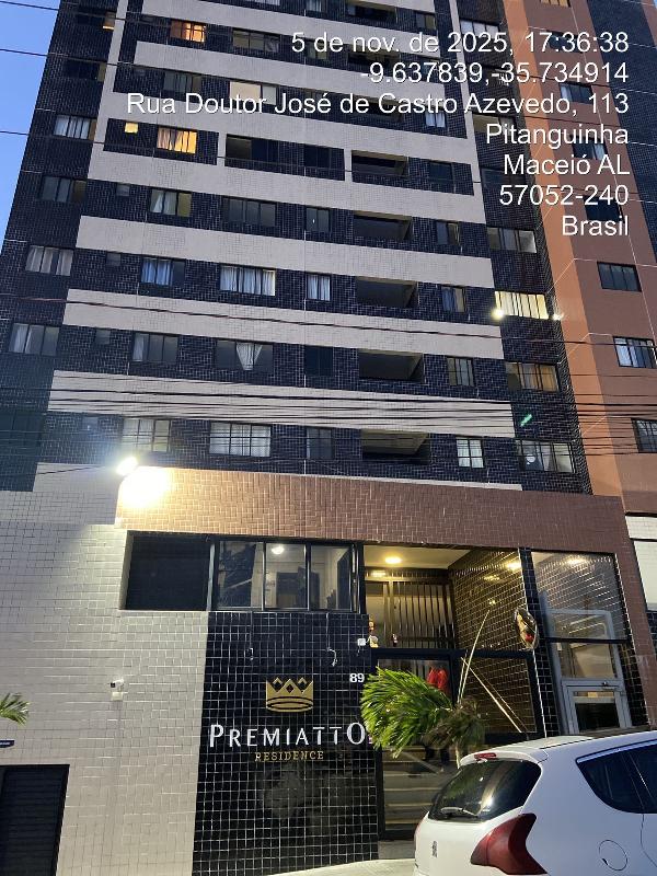 Vende-se em Maceio-AL  apto, 56.06 de área total, 56.06 de área privativa,  3_qto(s), a.serv, WC, 1_sala(s), cozinha, 1_vaga(s) de garagem.