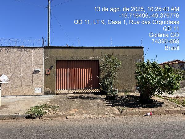 Vende-se em Goiania-GO  Casa, 90.68 de área total, 90.68 de área privativa, 187.50 de área do terreno,  3_qto(s), a.serv, WC, 1_sala(s), cozinha, 1_vaga(s) de garagem.