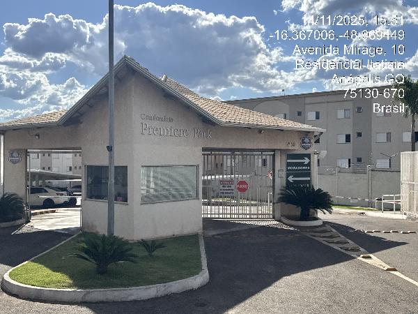 Vende-se em Anapolis-GO  apto, 65.57 de área total, 47.74 de área privativa,  2_qto(s), a.serv, WC, 1_sala(s), cozinha, 1_vaga(s) de garagem.