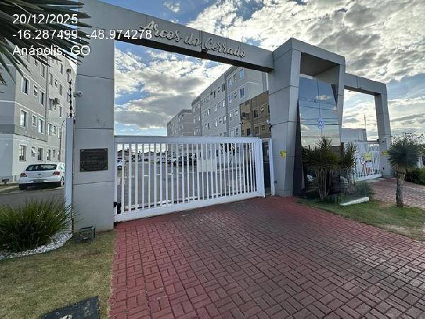 Vende-se em Anapolis-GO  apto, 50.03 de área total, 40.95 de área privativa,  2_qto(s), a.serv, WC, 1_sala(s), cozinha, 1_vaga(s) de garagem.