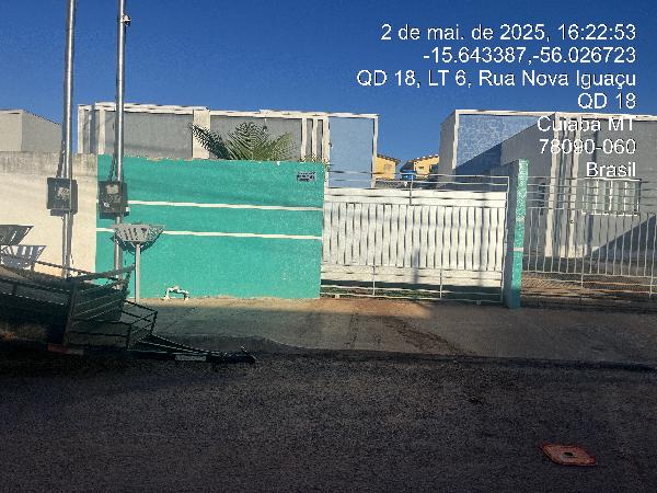 Vende-se em Cuiaba-MT  Casa, 54.41 de área total, 54.41 de área privativa, 192.00 de área do terreno,  2_qto(s), WC, 1_sala(s), cozinha, 1_vaga(s) de garagem.