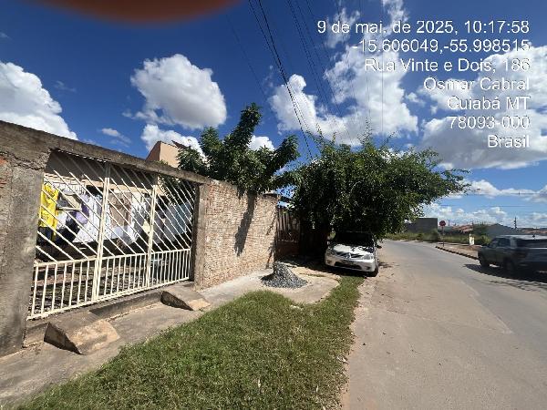 Vende-se em Cuiaba-MT  Casa, 88.52 de área total, 88.52 de área privativa, 250.00 de área do terreno,  2_qto(s), a.serv, WC, 1_sala(s), cozinha, 1_vaga(s) de garagem.