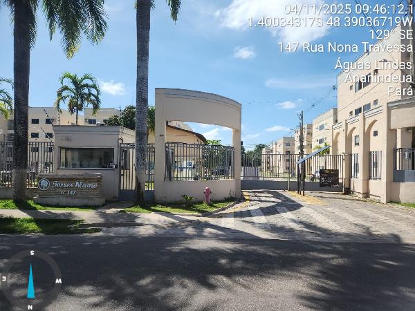 Vende-se em Ananindeua-PA  apto, 97.25 de área total, 47.73 de área privativa,  2_qto(s), varanda, a.serv, WC, 1_sala(s), cozinha, 1_vaga(s) de garagem.