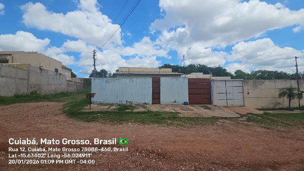 Vende-se em Cuiaba-MT  Casa, 91.50 de área total, 72.03 de área privativa, 360.00 de área do terreno,  1_qto(s), a.serv, WC, 1_sala(s), cozinha.