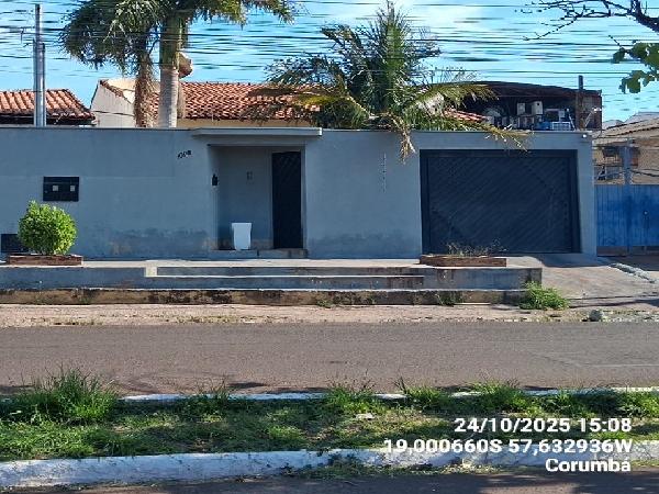 Vende-se em Corumba-MS  Casa, 157.96 de área total, 157.96 de área privativa, 268.95 de área do terreno,  4_qto(s), varanda, a.serv, WC, 2_sala(s), 1 lavabo(s), cozinha, 1_vaga(s) de garagem.