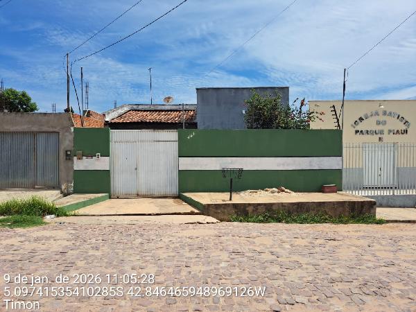 Vende-se em Timon-MA  Casa, 119.56 de área total, 119.56 de área privativa, 220.00 de área do terreno,  3_qto(s), a.serv, WC, 1_sala(s), cozinha, Terraco, 1_vaga(s) de garagem.