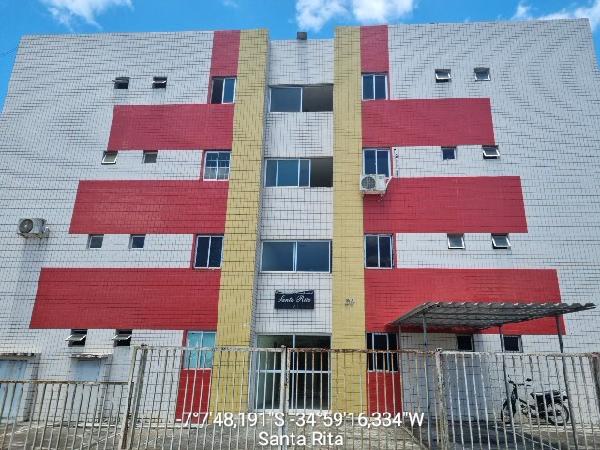 Vende-se em Santa Rita-PB  apto, 53.50 de área privativa,  2_qto(s), a.serv, WC, 1_sala(s), cozinha, 1_vaga(s) de garagem.