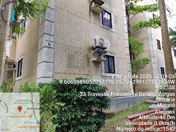 Vende-se em Maceio-AL  apto, 110.82 de área total, 50.35 de área privativa,  2_qto(s), a.serv, WC, 1_sala(s), cozinha, 1_vaga(s) de garagem.
