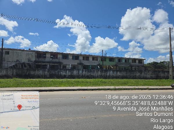 Vende-se em Rio Largo-AL  Casa, 50.13 de área total, 50.13 de área privativa, 50.13 de área do terreno,  2_qto(s), a.serv, WC, 1_sala(s), cozinha.