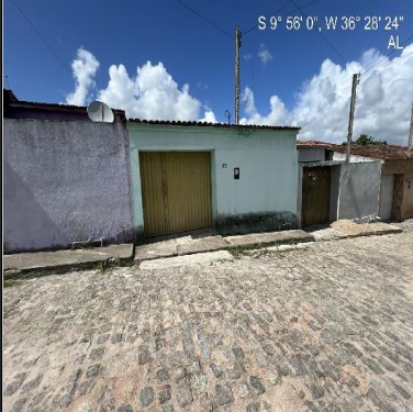 Vende-se em Teotonio Vilela-AL  Casa, 93.60 de área privativa, 169.00 de área do terreno,  3_qto(s), a.serv, WC, 1_sala(s), cozinha, 1_vaga(s) de garagem.