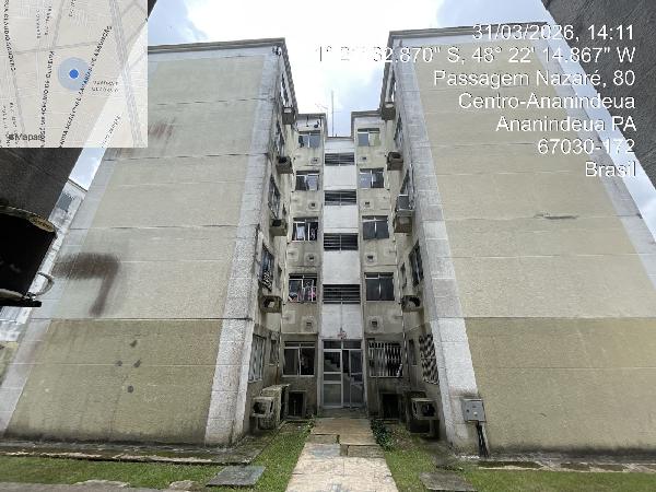 Vende-se em Ananindeua-PA  apto, 88.54 de área total, 41.27 de área privativa,  2_qto(s), WC, 1_sala(s), cozinha.