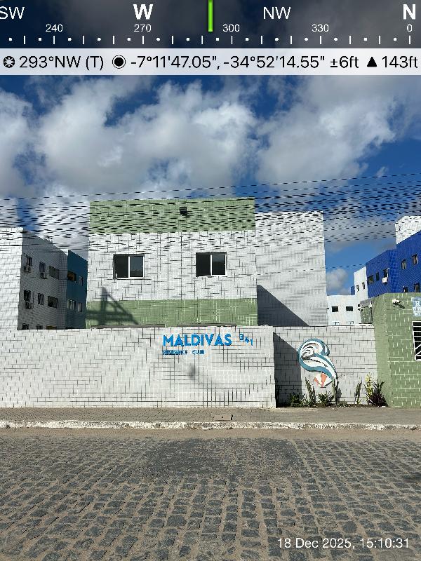 Vende-se em Joao Pessoa-PB  apto, 48.09 de área total, 48.09 de área privativa,  2_qto(s), a.serv, WC, 1_sala(s), cozinha, 1_vaga(s) de garagem.