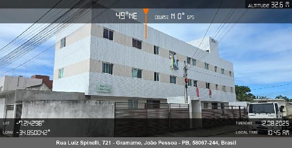 Vende-se em Joao Pessoa-PB  apto, 58.03 de área total, 41.68 de área privativa,  2_qto(s), a.serv, WC, 1_sala(s), cozinha, 1_vaga(s) de garagem.