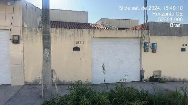 Vende-se em Horizonte-CE  Casa, 60.70 de área privativa, 115.44 de área do terreno,  2_qto(s), a.serv, WC, 1_sala(s), DCE, cozinha, 1_vaga(s) de garagem.
