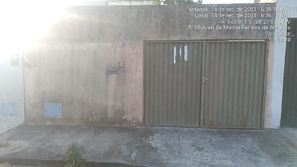 Vende-se em Horizonte-CE  Casa, 53.14 de área total, 53.14 de área privativa, 141.00 de área do terreno,  2_qto(s), WC, 1_sala(s), cozinha, 1_vaga(s) de garagem.