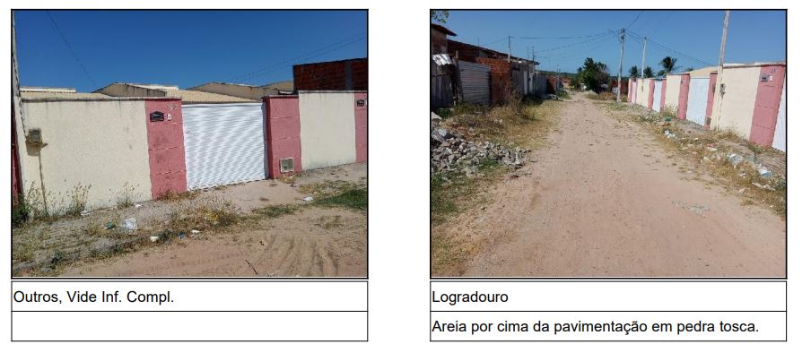 Vende-se em Pacajus-CE  Casa, 63.06 de área privativa, 152.88 de área do terreno,  2_qto(s), a.serv, WC, 1_sala(s), cozinha.