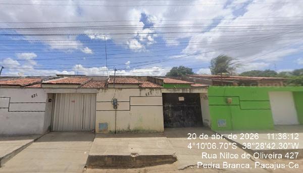 Vende-se em Pacajus-CE  Casa, 81.70 de área total, 81.70 de área privativa, 156.00 de área do terreno,  2_qto(s), a.serv, WC, 2_sala(s), cozinha.