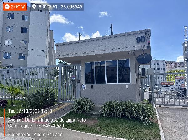 Vende-se em Camaragibe-PE  apto, 57.27 de área total, 40.37 de área privativa,  2_qto(s), WC, 1_sala(s), cozinha, 1_vaga(s) de garagem.