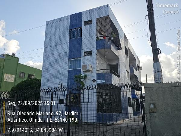 Vende-se em Olinda-PE  apto, 57.39 de área total, 52.29 de área privativa,  2_qto(s), a.serv, WC, 1_sala(s), cozinha.