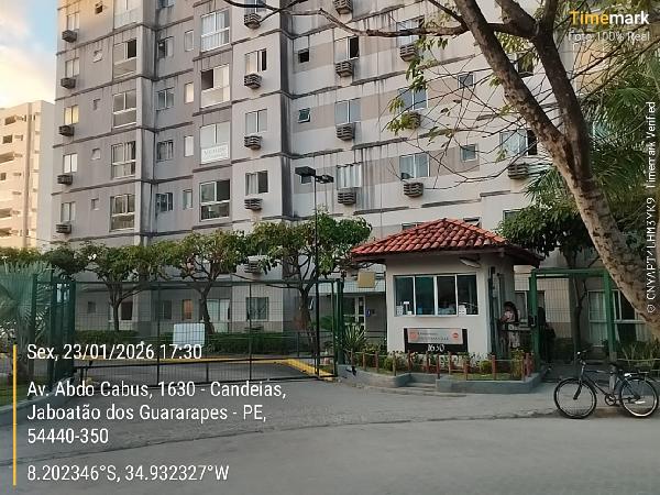 Vende-se em Jaboatao Dos Guararapes-PE  apto, 76.37 de área total, 45.58 de área privativa,  2_qto(s), a.serv, WC, 1_sala(s), cozinha.