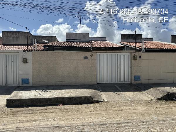 Vende-se em Horizonte-CE  Casa, 78.62 de área total, 78.62 de área privativa, 175.00 de área do terreno,  2_qto(s), a.serv, WC, 1_sala(s), cozinha.