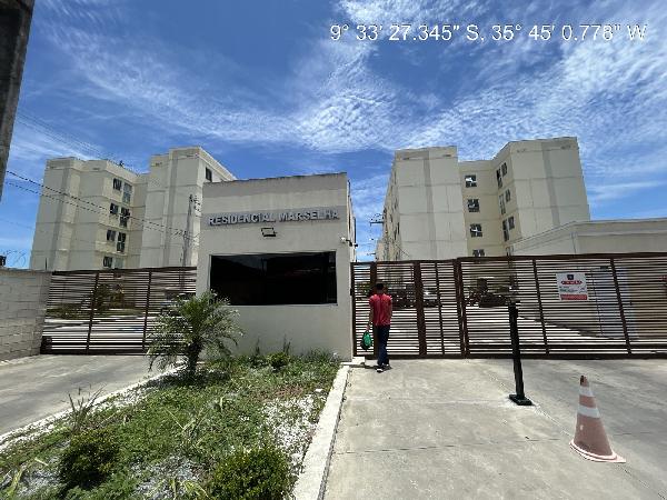Vende-se em Maceio-AL  apto, 45.94 de área total, 38.40 de área privativa,  2_qto(s), a.serv, WC, 1_sala(s), cozinha.