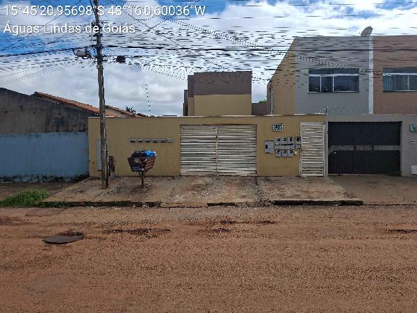 Vende-se em Aguas Lindas De Goias-GO  apto, 60.76 de área privativa,  2_qto(s), a.serv, WC, 1_sala(s), cozinha, 1_vaga(s) de garagem.