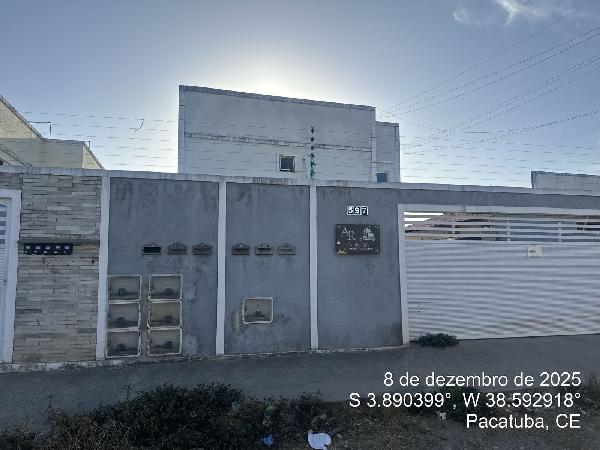 Vende-se em Pacatuba-CE  apto, 55.26 de área total, 50.91 de área privativa, 0.00 de área do terreno.
