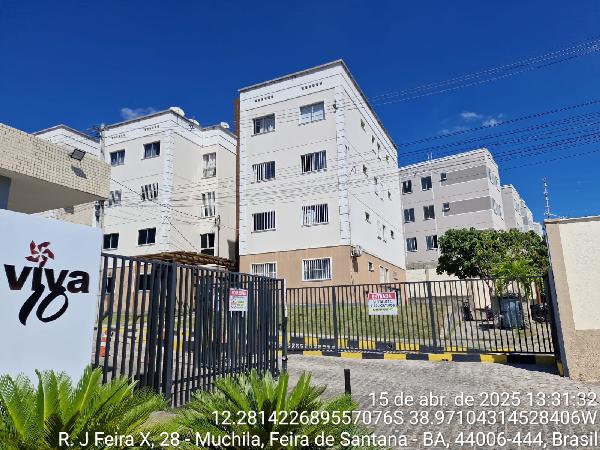 Vende-se em Feira De Santana-BA  apto, 43.65 de área total, 43.65 de área privativa,  2_qto(s), a.serv, WC, 1_sala(s), cozinha, 1_vaga(s) de garagem.