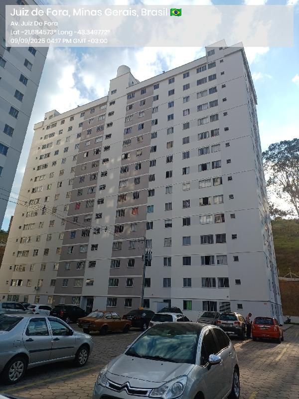 Vende-se em Juiz De Fora-MG  apto, 71.62 de área total, 71.62 de área privativa,  2_qto(s), WC, 1_sala(s), cozinha, 1_vaga(s) de garagem.