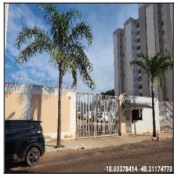 Vende-se em Uberlandia-MG  apto, 55.41 de área privativa,  2_qto(s), a.serv, WC, 1_sala(s), cozinha, 1_vaga(s) de garagem.