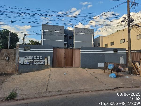 Vende-se em Aguas Lindas De Goias-GO  apto, 54.84 de área total, 49.45 de área privativa,  2_qto(s), a.serv, WC, 1_sala(s), cozinha.
