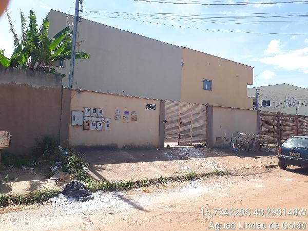 Vende-se em Aguas Lindas De Goias-GO  apto, 74.01 de área total, 60.04 de área privativa,  2_qto(s), a.serv, WC, 1_sala(s), cozinha.
