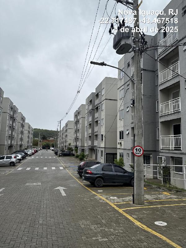 Vende-se em Nova Iguacu-RJ  apto, 44.98 de área total, 44.98 de área privativa,  2_qto(s), WC, 1_sala(s), cozinha.