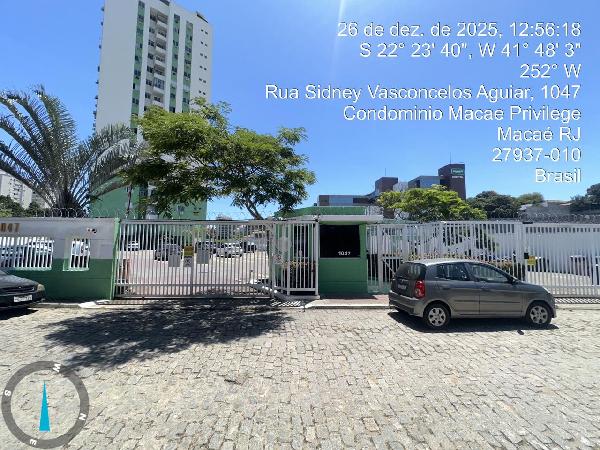 Vende-se em Macae-RJ  apto, 112.03 de área total, 112.03 de área privativa,  3_qto(s), a.serv, WC, 1_sala(s), cozinha.