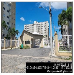 Vende-se em Campos Dos Goytacazes-RJ  apto, 51.08 de área total, 51.08 de área privativa,  2_qto(s), a.serv, WC, 1_sala(s), cozinha, 1_vaga(s) de garagem.