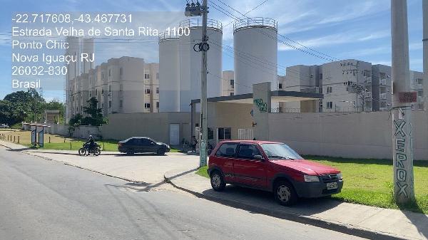 Vende-se em Nova Iguacu-RJ  apto, 51.34 de área total, 44.98 de área privativa,  2_qto(s), WC, 1_sala(s), cozinha.