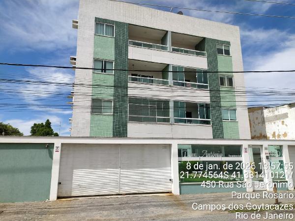 Vende-se em Campos Dos Goytacazes-RJ  apto, 118.08 de área total, 83.49 de área privativa,  2_qto(s), a.serv, WC, WC Emp, 1_sala(s), cozinha, 2_vaga(s) de garagem.