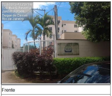 Vende-se em Duque De Caxias-RJ  apto, 45.76 de área privativa,  2_qto(s), a.serv, WC, 1_sala(s), cozinha.