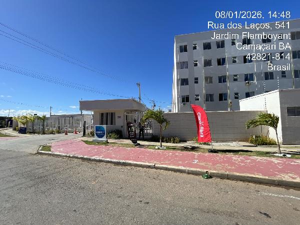 Vende-se em Camacari-BA  apto, 85.52 de área total, 40.40 de área privativa,  2_qto(s), a.serv, WC, 1_sala(s), cozinha, 1_vaga(s) de garagem.