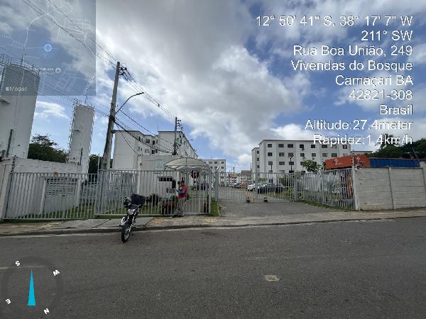 Vende-se em Camacari-BA  apto, 86.63 de área total, 40.53 de área privativa,  2_qto(s), a.serv, WC, 1_sala(s), cozinha.