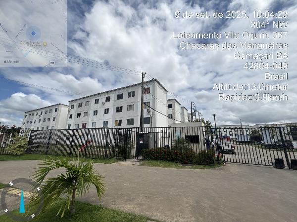Vende-se em Camacari-BA  apto, 90.22 de área total, 40.53 de área privativa,  2_qto(s), a.serv, WC, 1_sala(s), cozinha, 1_vaga(s) de garagem.