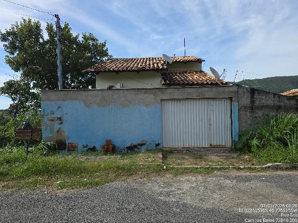 Vende-se em Campos Belos-GO  Casa, 69.90 de área total, 69.90 de área privativa, 206.48 de área do terreno,  2_qto(s), a.serv, WC, 1_sala(s), cozinha, Terraco, 1_vaga(s) de garagem.