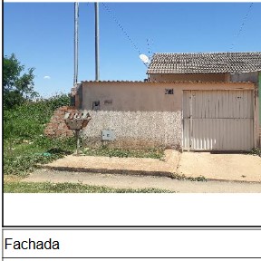 Vende-se em Cidade Ocidental-GO  Casa, 68.32 de área privativa, 180.00 de área do terreno,  2_qto(s), a.serv, WC, 1_sala(s), cozinha, 1_vaga(s) de garagem.