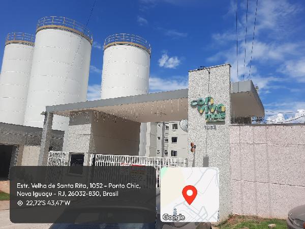 Vende-se em Nova Iguacu-RJ  apto, 52.73 de área total, 43.68 de área privativa,  2_qto(s), WC, 1_sala(s), cozinha.