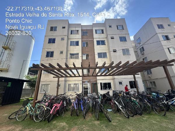 Vende-se em Nova Iguacu-RJ  apto, 60.77 de área total, 43.68 de área privativa,  2_qto(s), WC, 1_sala(s), cozinha, 1_vaga(s) de garagem.