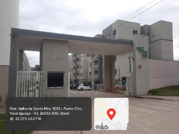 Vende-se em Nova Iguacu-RJ  apto, 61.39 de área total, 42.61 de área privativa,  2_qto(s), WC, 1_sala(s), cozinha.